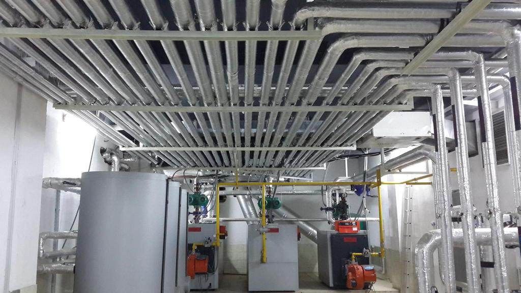 Kazan dairesi merkezi sistem sıcak su boiler sistemi